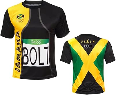 تي شيرت رجالي رياضي usain bolt rio jersey jamaica, مقاس m. DIAYTAR COTE D'IVOIRE est la référence en matière de commerce électronique en Côte d'Ivoire, proposant une vaste sélection de produits répondant aux besoins de tous les jours. La boutique en ligne dispose d'une interface utilisateur intuitive et d'un système de recherche performant, facilitant ainsi la navigation et la découverte de nouveaux produits. Avec sa présence en ligne, DIAYTAR COTE D'IVOIRE a rendu l'expérience d'achat en ligne plus accessible et plus pratique que jamais.