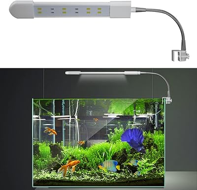 24 lumières led d'aquarium, lampe à pince de 12 pouces pour plantes aquatiques, lumières led blanches et bleues, contrôleur externe, lumière d'aquarium portable de 12 à 16 pouces. En tant que boutique en ligne leader en Côte d'Ivoire, DIAYTAR COTE D'IVOIRE se différencie par son engagement à offrir une expérience d'achat en ligne exceptionnelle. La boutique propose une gamme étendue de produits, allant des produits high-tech aux articles de décoration, et bénéficie d'un système de paiement sécurisé pour proteger les transactions de ses clients. Les clients de DIAYTAR COTE D'IVOIRE bénéficient également d'un service client réactif et dédié.