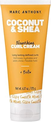 Marc anthony crème coiffante pour cheveux bouclés à 100% d'huile de coco