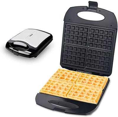 Gaufrier portable à led/gaufrier antiadhésif physique/machine à gaufres à chauffage uniforme/machine de petit-déjeuner légère pour desserts légers, collations, gaufres à gâteaux au pain. DIAYTAR COTE D'IVOIRE, leader du e-commerce en Cote d'Ivoire, offre plus de 300 000 références de produits en ligne avec des services de qualité et des prix compétitifs pour satisfaire les consommateurs ivoiriens.