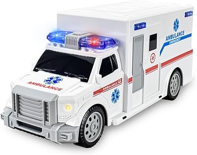 Jouets d'ambulance cykt pour enfants âgés de 3 à 12 ans, jouets électriques