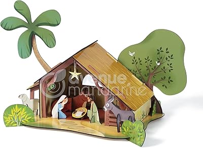 Avenue mandarin puzzle de décoration de noël pu021c comprend 1 grand diorama