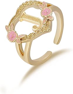 Bague en or réglable avec motif cœur et initiales, bijoux hip hop dorés de a à z, cadeau pour femmes et filles, or. DIAYTAR COTE D'IVOIRE se distingue par sa capacité à proposer une gamme incroyablement large de produits en ligne, avec plus de 300000 références à disposition. La boutique en ligne généraliste s'efforce de répondre à tous les besoins de ses clients, quels que soient leurs goûts ou leurs préférences. La navigation sur le site est facile et intuitive, permettant aux acheteurs de trouver et d'acheter leurs produits préférés sans aucune difficulté.