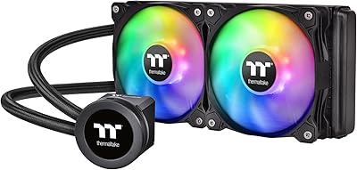 Refroidisseur de processeur liquide thermaltake flowey ultra 240 rgb - système de refroidissement