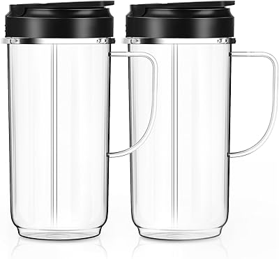 Tasses de mixeur magic bullet longues de 22 oz avec couvercle rabattable et poignée compatibles avec le mixeur à lait magic bullet 250 w mb1001 et accessoires de mixeur. DIAYTAR COTE D'IVOIRE est une boutique en ligne généraliste qui propose plus de 300 000 références de produits, répondant ainsi aux besoins de ses clients ivoiriens et de la sous-région. Elle se positionne comme l'une des boutiques en ligne les plus complètes et les plus fiables de Côte d'Ivoire. Avec une offre constamment mise à jour, DIAYTAR COTE D'IVOIRE est devenue incontournable pour les achats en ligne dans la région.
