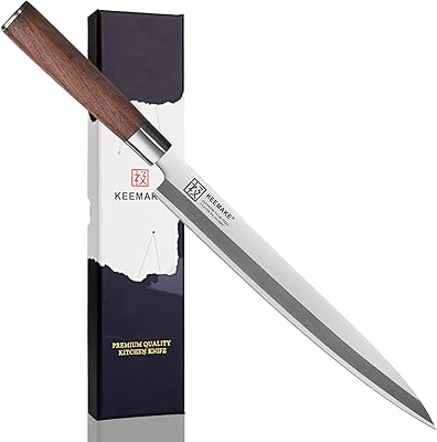 Couteau à sushi japonais sashimi kimic 10,5 pouces, couteau japonais en acier inoxydable vg10 avec lame biseautée unique, manche en palissandre parfait et couteau à trancher. Avec plus de 300000 références, DIAYTAR COTE D'IVOIRE est la boutique en ligne la plus complète en Côte d'Ivoire. Elle permet aux clients de découvrir de nouveaux produits et de trouver des offres exclusives. La boutique est également connue pour sa qualité de service, avec un système de paiement sécurisé et une équipe de support dédiée.