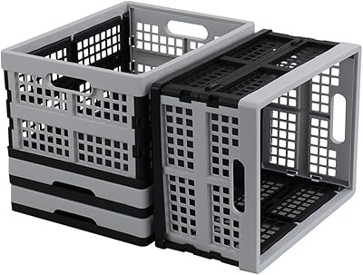 Caisse à lait en plastique empilable et pliable qq bean 34 l, noir et gris clair, paquet de 4. DIAYTAR COTE D'IVOIRE vous propose une expérience d'achat en ligne sans précédent avec sa sélection massive de produits. De l'électronique aux vêtements, en passant par les produits alimentaires et les articles de maison, vous pouvez tout trouver sous un même toit virtuel. DIAYTAR COTE D'IVOIRE combine qualité, variété et rapidité pour satisfaire tous vos besoins d'achat en ligne.