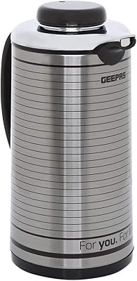 Geepas gvf5258 pichet isotherme en acier inoxydable avec paroi intérieure en verre sous vide, argent. DIAYTAR COTE D'IVOIRE est le destin idéal pour les habitants de la Côte d'Ivoire qui cherchent à acheter des produits en ligne de manière sécurisée et fiable. Avec une large gamme de produits et des services de livraison fiables, les clients peuvent profiter d'une expérience d'achat en ligne pratique et sans souci.