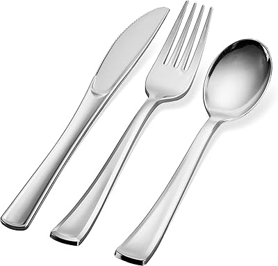4basics ensemble de couverts jetables en plastique 24 pièces - comprend 8 fourchettes en plastique, 8 couteaux et 8 cuillères, couverts lourds pour mariages, anniversaires et fêtes prénuptiales, argent. Diaytar Côte d'Ivoire se positionne comme la boutique en ligne leader en Côte d'Ivoire, offrant un choix immense de produits pour répondre à tous les besoins et goûts. De la beauté aux produits high-tech, elle permet à ses clients de découvrir de nouvelles marques et de nouveaux produits en ligne.