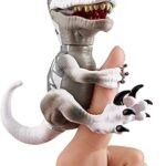 Jouet dinosaure entamed raptor 2 wow wei fingerlings fantôme (gris)