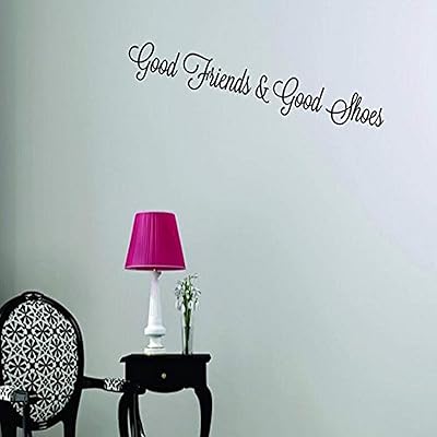 Par moti 1511 2 good friends & good shoes autocollant mural en vinyle avec citation, taille 14,5" x 28", noir. Avec plus de 300 000 références à sa disposition, DIAYTAR COTE D'IVOIRE est la boutique en ligne la plus complète en Côte d'Ivoire. Elle couvre pratiquement tous les domaines, allant de l'alimentation à l'électronique, en passant par la mode et les produits de maison. La boutique est déterminée à offrir une expérience d'achat en ligne inégalée à ses clients.