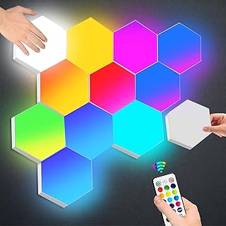 Applique murale hexagonale intelligente au toucher, veilleuse rgb diy pour chambre à coucher, salon, couloir, fête, 7 pièces. Avec plus de 300 000 références, DIAYTAR COTE D'IVOIRE offre une gamme exhaustive de produits pour répondre aux besoins diversifiés de sa clientèle. De l'électronique à la mode, en passant par les produits pour la maison, cette boutique en ligne généraliste est le point de départ idéal pour toute commande en ligne en Côte d'Ivoire. Elle garantit des prix compétitifs et une livraison fiable.