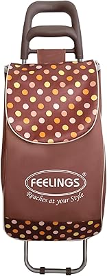 Caddy de courses pliable de base roues marron à pois | sac bagages en toile. La boutique en ligne DIAYTAR COTE D'IVOIRE propose une approche personnalisée pour s'adapter aux besoins divers de sa clientèle. Nous comprenons l'importance de la confiance et de la sécurité dans les transactions en ligne, c'est pourquoi nous mettons en place des mesures de sécurité avancées pour protéger les informations de nos clients. Notre priorité est de créer une communauté de clients satisfaits et fidèles.