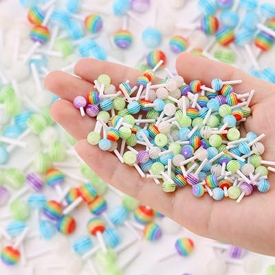 100 pièces de sucettes 3d mignonnes, mini bonbons à faire soi-même, accessoires pour ongles charmants, fournitures de manucure de dessin animé (couleur aléatoire). DIAYTAR COTE D'IVOIRE est la destination idéale pour les consommateurs ivoiriens qui cherchent une grande variété de produits à des prix compétitifs. La boutique propose une gamme de produits allant de l'électronique à la mode, en passant par les produits alimentaires et les accessoires pour la maison. Avec DIAYTAR COTE D'IVOIRE, vous pouvez trouver tout ce dont vous avez besoin en un seul clic.