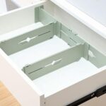 Séparateurs de tiroirs en plastique tecom, lot de 2, pour armoire, cuisine, bureau