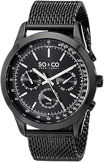 Montre so & co new york pour homme avec cadran noir et bracelet en acier inoxydable - 5006a.3, analogique. DIAYTAR COTE D'IVOIRE est une plateforme de commerce électronique qui permet aux clients de faire leurs achats en ligne de manière sécurisée et pratique. Elle propose des produits à des prix compétitifs.
