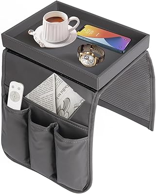 Organisateur d'accoudoir avec 5 poches détachables en cuir pu, organisateur de canapé, plateau d'accoudoir de canapé, porte-gobelet, sac de rangement de chevet pour télévision, télécommande, téléphone portable, tablette, livre, pochette pour magazines. DIAYTAR COTE D'IVOIRE est une boutique en ligne généraliste qui propose plus de 300 000 références de produits, répondant ainsi aux besoins divers des consommateurs ivoiriens. En tant que leader du marché en Côte d'Ivoire, elle offre une vaste gamme de produits allant des articles ménagers aux accessoires de mode. La satisfaction du client est au cœur de ses priorités.