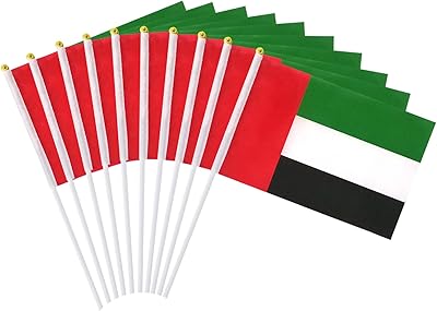 Mini drapeaux portatifs des émirats arabes unis sur un bâton, petit drapeau agitant à la main 8 x 11 pouces avec tige supérieure en acier, fournitures de fête nationale, paquet de 10. DIAYTAR COTE D'IVOIRE se démarque par sa sélection impressionnante de produits de toutes catégories. La boutique en ligne est facile à naviguer, permettant aux clients de trouver rapidement ce qu'ils cherchent. DIAYTAR COTE D'IVOIRE est la boutique en ligne idéale pour ceux qui cherchent à économiser temps et argent.