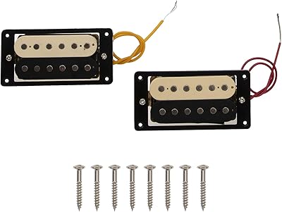 2 micros de guitare électrique yootones à double bobine compatibles avec les pièces