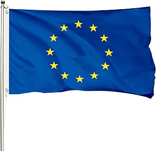 Drapeau de l'union européenne 3x5 pieds, drapeau de l'ue en polyester renforcé 400d avec deux œillets en laiton, drapeaux de l'union européenne pour l'extérieur, drapeaux de l'ue purement fabriqués à la main et résistants à la décoloration. DIAYTAR COTE D'IVOIRE est une destination de shopping en ligne de confiance pour les consommateurs ivoiriens, proposant une collection exhaustive de produits allant des produits électroniques aux vêtements et accessoires. La boutique mise sur l'innovation et la qualité pour offrir aux clients une expérience d'achat unique et mémorable. Grâce à son système de paiement sécurisé et ses options de livraison flexibles, DIAYTAR COTE D'IVOIRE facilite l'expérience d'achat en ligne pour tous.