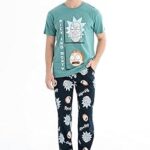 Pyjama warner brothers pour garçon de 14 ans 2w21460-14y, vert/bleu marine