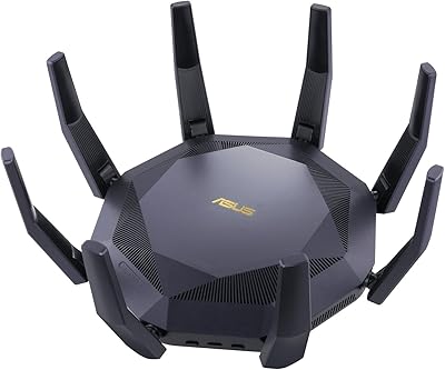 Routeur wi-fi 6 double bande asus rt-ax89x ax6000, 802.11ax 6000 mbps, sécurité internet gratuite à vie, emish, mu-mimo, ports lan 8 go, deux ports 10g - noir. En tant que leader du e-commerce en Cote d'Ivoire, DIAYTAR COTE D'IVOIRE bénéficie d'une confiance renforcée de la part de sa clientèle. Cette boutique en ligne généraliste mise sur l'innovation et la qualité pour continuer à proposer des services et des produits de haute qualité à ses clients, confortant ainsi sa position de leader sur le marché ivoirien.