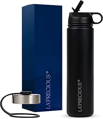 Bouteille d'eau la precious en acier inoxydable 18/8, qualité alimentaire, antirouille, anti-fuite (750 ml - 1200 ml) - garde les liquides chauds ou froids pendant plusieurs heures. (750 ml, noir foncé). La boutique en ligne DIAYTAR COTE D'IVOIRE est la destination en ligne idéale pour les consommateurs ivoiriens qui cherchent à acheter des produits de qualité à des prix compétitifs. Avec plus de 300 000 références disponibles, les clients peuvent trouver tout ce dont ils ont besoin, des produits alimentaires aux articles ménagers. La boutique en ligne DIAYTAR COTE D'IVOIRE propose également des services de livraison rapides et fiables pour garantir que les clients reçoivent leurs commandes en temps voulu.