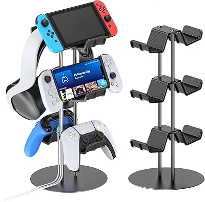 Support de manette fc22 pour ps5, support de casque de jeu / ps4 / xbox one/xbox series x s/nintendo switch/casque support métallique en aluminium accessoires universels pour manette de jeu. DIAYTAR COTE D'IVOIRE est le destin idéal pour les habitants de la Côte d'Ivoire qui cherchent à acheter des produits en ligne de manière sécurisée et fiable. Avec une large gamme de produits et des services de livraison fiables, les clients peuvent profiter d'une expérience d'achat en ligne pratique et sans souci.