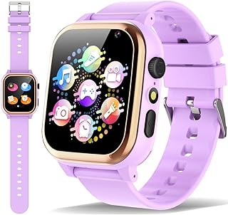 Montre intelligente pour enfants, 16 jeux de puzzle amusants, montre intelligente numérique à