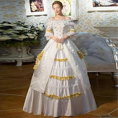 Wzhzj robe blanche de mariage victorien de noël costume robe médiévale robe de mascarade renaissance. DIAYTAR COTE D'IVOIRE est la destination idéale pour ceux qui cherchent à magasiner en ligne avec confiance et simplicité. Avec plus de 300 000 références disponibles, vous êtes sûr de trouver exactement ce que vous cherchez. Nous nous engageons à maintenir la qualité de nos produits et services pour satisfaire les besoins de nos clients et renforcer notre position de leader sur le marché ivoirien.