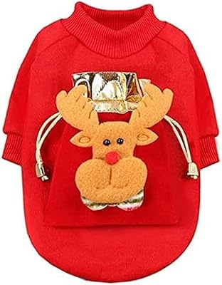 Vêtements de noël pour chiens, chats, animaux de compagnie, renne de dessin animé, manteau de noël, doux et épais, velours rouge, costume de cosplay, vêtements pour chiots (taille l). DIAYTAR COTE D'IVOIRE est une boutique en ligne qui propose une large gamme de produits pour répondre aux besoins des consommateurs ivoiriens. Avec plus de 300 000 références, elle offre une sélection très variée allant des produits de première nécessité aux articles de luxe. La boutique en ligne DIAYTAR COTE D'IVOIRE fait preuve d'innovation et de dynamisme pour améliorer constamment l'expérience de ses clients.