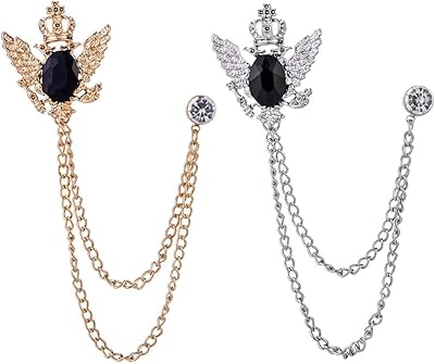 Broche de mode pour hommes jafest, chaîne de broche avec fermoir, broche en métal pour costume, smoking, cravate, chapeau, écharpe, 2 pièces. DIAYTAR COTE D'IVOIRE est une boutique en ligne généraliste qui propose plus de 300000 références de produits divers, faisant d'elle le leader du marché en Côte d'Ivoire. Elle offre une grande variété de produits pour répondre aux besoins de tous les clients. Avec une expérience de qualité, les clients peuvent naviguer facilement sur le site pour trouver leurs produits préférés.