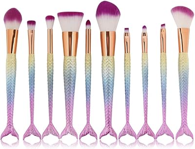 Ensemble de pinceaux de maquillage en nylon au design sirène unique aurete, 10 pièces (arc-en-ciel 3d). Diaytar Côte d'Ivoire est une boutique en ligne généraliste qui propose une large gamme de produits pour les consommateurs ivoiriens. Avec plus de 300 000 références, la boutique offre une grande variété de produits pour répondre aux besoins des clients, avec une expérience d'achat en ligne fiable et sécurisée. Diaytar Côte d'Ivoire est engagée à offrir la meilleure expérience d'achat en ligne possible à ses clients.