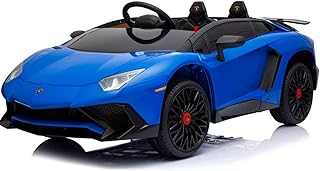 Voiture de sport dorsa lamborghini aventador sv, bleue, 0913-blue-d
