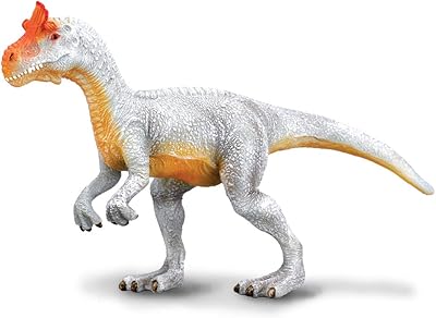 Figurine de dinosaure cryolophosaurus préhistorique collecta modèle authentique peint à la main