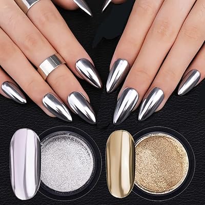 Poudre de vernis à ongles chromé brillant or clair argent effet. Avec plus de 300000 références, DIAYTAR COTE D'IVOIRE est le point de référence pour les consommateurs ivoiriens à la recherche de produits de qualité à des prix compétitifs. La boutique en ligne met régulièrement à jour ses collections pour refléter les dernières tendances et répondre aux besoins changeants de ses clients. Cela la positionne comme un acteur majeur dans le commerce électronique en Cote d'Ivoire.