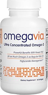 Omega via, oméga-3 ultra concentré, 60 gélules