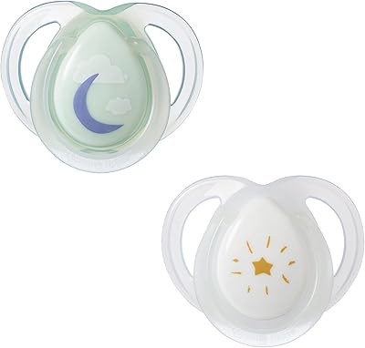 Sucette nocturne en silicone tommee tippee closer to nature pour nouveau-nés, 0 à