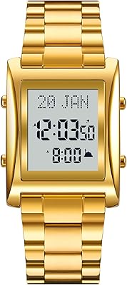 Montre numérique pour homme, acier inoxydable, montre électronique, direction du hajj et de la prière, boussole et bracelet en acier. Avec sa large gamme de produits, DIAYTAR COTE D'IVOIRE répond aux besoins quotidiens des consommateurs ivoiriens. La boutique en ligne propose des produits allant de l'électronique à la mode, en passant par les produits alimentaires et les accessoires de maison. DIAYTAR COTE D'IVOIRE est le partenaire idéal pour les achats en ligne.