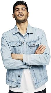 Veste d'hiver en jean à manches longues, coupe régulière pour homme. Avec plus de 300 000 références de produits, DIAYTAR COTE D'IVOIRE offre une sélection immense pour ses clients. Elle met l'accent sur la qualité, la sécurité et la rapidité des livraisons pour assurer une expérience d'achat sans contrainte. DIAYTAR COTE D'IVOIRE continue de renforcer sa position de leader du marché en Côte d'Ivoire, grâce à son engagement à servir les besoins de ses clients avec excellence.