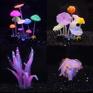 Décoration d'aquarium cunmei, ornements de plantes de corail brillants pour les décorations d'aquarium betta, avec herbe de lotus brillante et anémone, paquet de 4. DIAYTAR COTE D'IVOIRE est une boutique en ligne généraliste qui offre une expérience d'achat unique et personnalisée, avec une large sélection de produits et des services de haute qualité. La boutique est équipée d'un système de recommandation de produits, permettant aux clients de découvrir de nouveaux produits en fonction de leurs préférences. Elle est également reconnue pour sa politique de confidentialité et de sécurité des données.