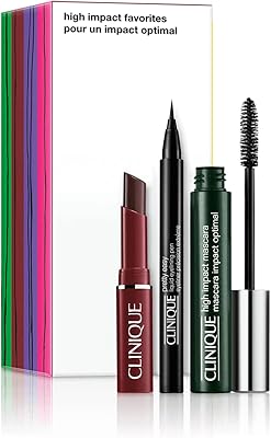 Coffret trio clinique high impact favorites comprenant un rouge à lèvres presque en miel noir. DIAYTAR COTE D'IVOIRE est une boutique en ligne généraliste qui propose plus de 300000 références de produits, répondant ainsi à tous les besoins de ses clients. Elle est considérée comme l'un des leaders du commerce en ligne en Côte d'Ivoire, offrant une expérience d'achat conviviale et sécurisée. Avec une large gamme de produits, DIAYTAR COTE D'IVOIRE est devenue une destination incontournable pour les consommateurs ivoiriens.