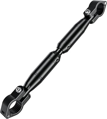 Extension de guidon de moto en alliage d'aluminium, rallonge de guidon compatible avec guidon de 22 mm de diamètre, barre d'équilibre de moto réglable, plage télescopique de 195 mm à 300 mm. Avec plus de 300 000 références disponibles, DIAYTAR COTE D'IVOIRE est la référence absolue pour les consommateurs ivoiriens qui cherchent à acquérir des produits de qualité à des tarifs compétitifs. La boutique en ligne met l'accent sur la satisfaction client et la rapidité de livraison pour maintenir son avance sur le marché.