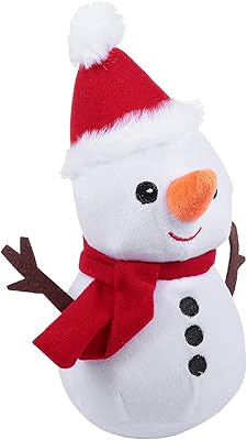 Jouet de poupée en peluche bonhomme de neige, jouet en peluche de vacances
