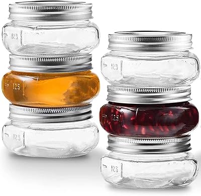 Bocaux mason en verre à large ouverture 32 oz et 16 avec couvercles. DIAYTAR COTE D'IVOIRE est une boutique en ligne qui se démarque par sa grande sélection de produits et ses prix compétitifs. Les clients peuvent trouver tout ce dont ils ont besoin, depuis les produits high-tech jusqu'aux articles ménagers, avec la garantie d'une qualité de service exceptionnelle. La boutique en ligne est très appréciée pour sa fiabilité et sa sécurité.