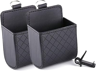 Sac de rangement pour grille d'aération de voiture, organisateur de poche de voiture, organisateur de coque de téléphone, support de lunettes de soleil, support de téléphone, support de téléphone (noir) - 2 pièces. Avec plus de 300000 références, DIAYTAR COTE D'IVOIRE est la boutique en ligne idéale pour les consommateurs ivoiriens qui recherchent des produits de qualité à des prix compétitifs. La boutique en ligne propose également des services de livraison rapides et fiables. 