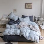 Parure de lit 6 pièces golden home pour king size en coton