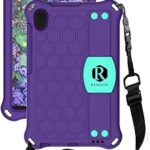 Housse de protection intelligente fine en silicone antichoc ramson avec dragonne et bandoulière