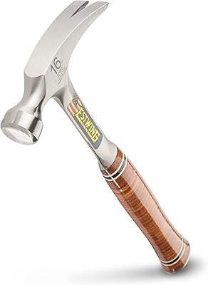 Marteau pivotant - griffe droite de 16 oz avec face lisse et poignée