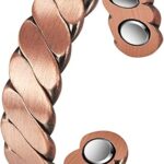 Bague en cuivre pour femmes et hommes bague magnétique réglable pur vintage énergie
